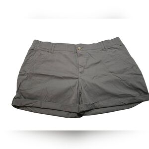 Riders by Lee Gray Midrise Shorts Size 22